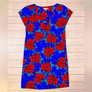 NWOT ❣️ Giana Bini Polyester Floral Sheath Mini/Midi Dress - Rich/Colorful